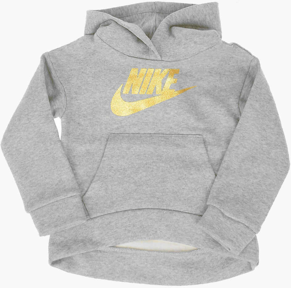 Nike Printed Futura Fleece Sweatshirt Gray