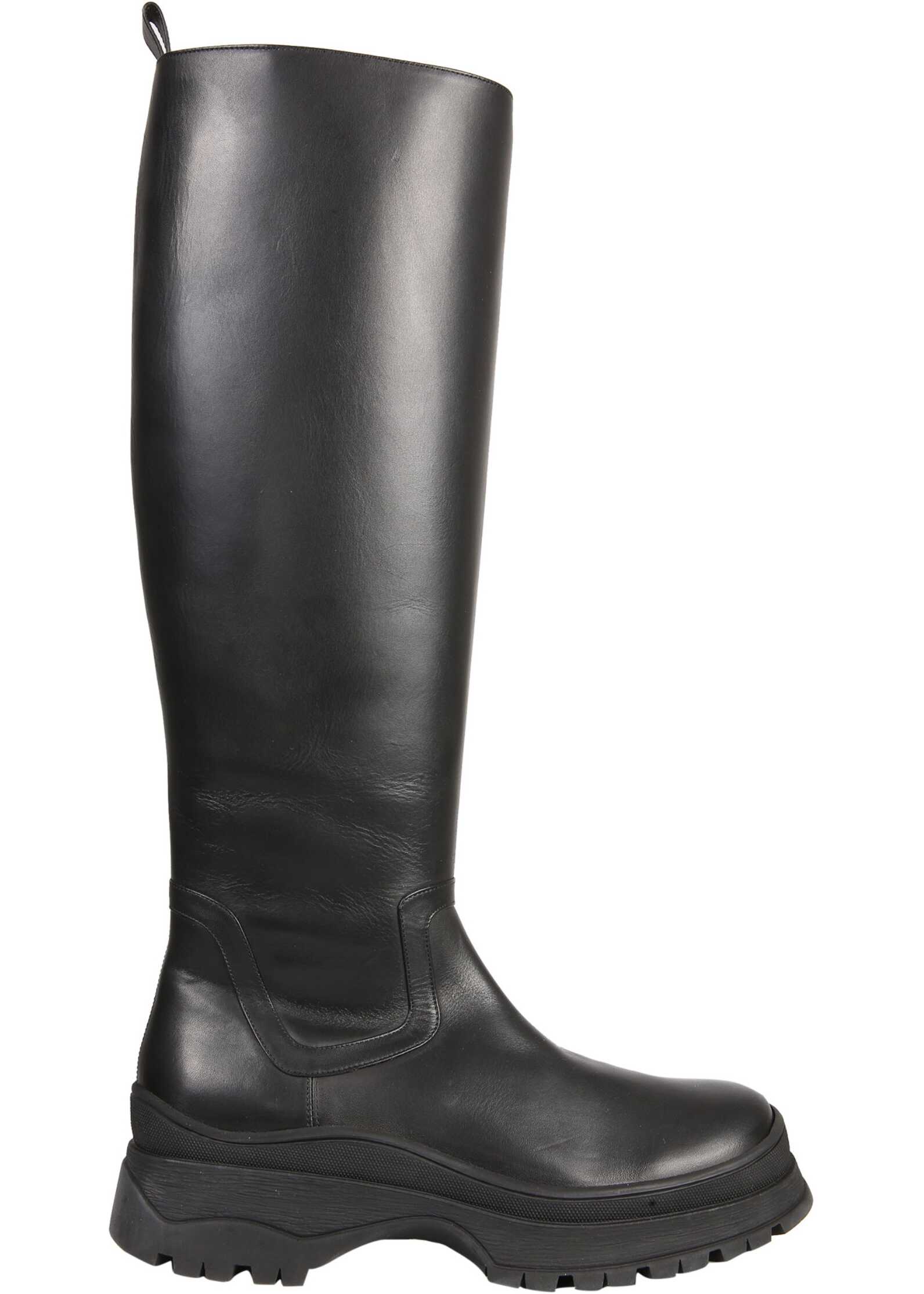 STAUD Bow Tall Boots 07-1142_BLK BLACK image