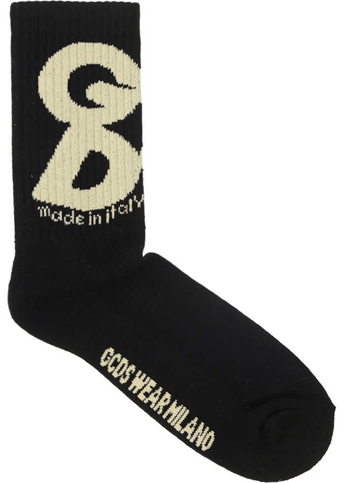 GCDS Socks SS22M055808 BLACK