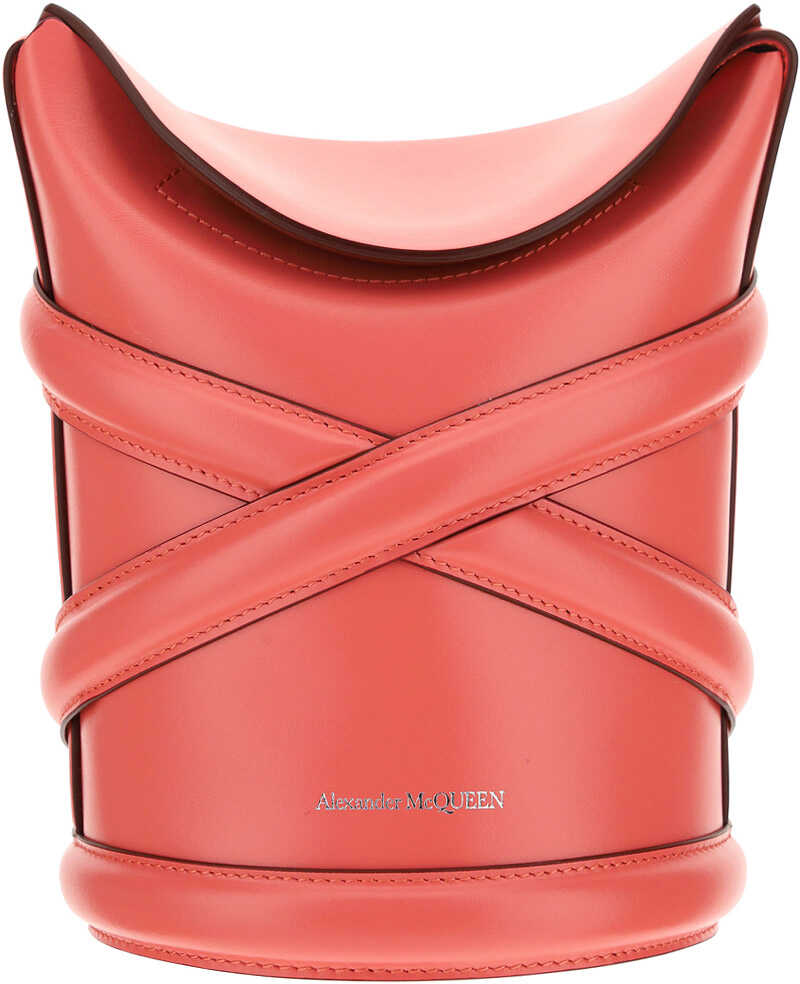 Alexander McQueen The Curve Small Bag 6564671YB42 CORAL