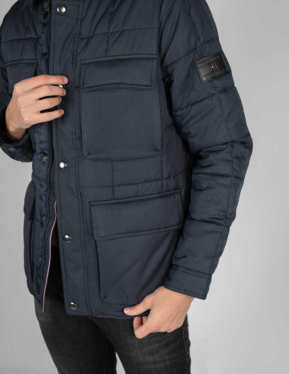 Jachete Tommy Hilfiger Quilted Airfield MW0MW14880 Granatowy Barbati (BM 8697603) 9