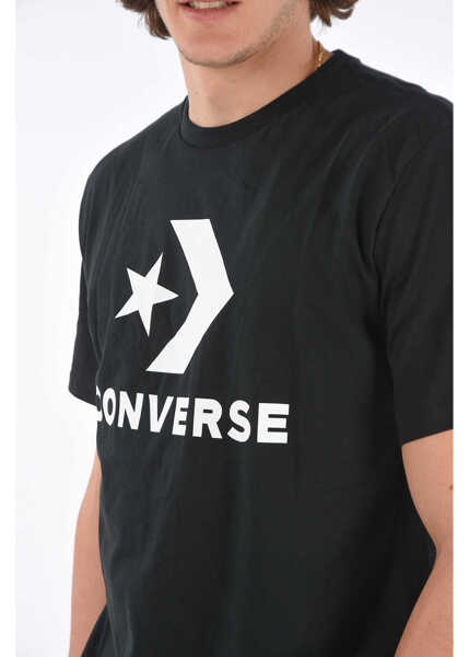 Tricouri Converse Printed T-Shirt Black Barbati (BM 8698695) 3