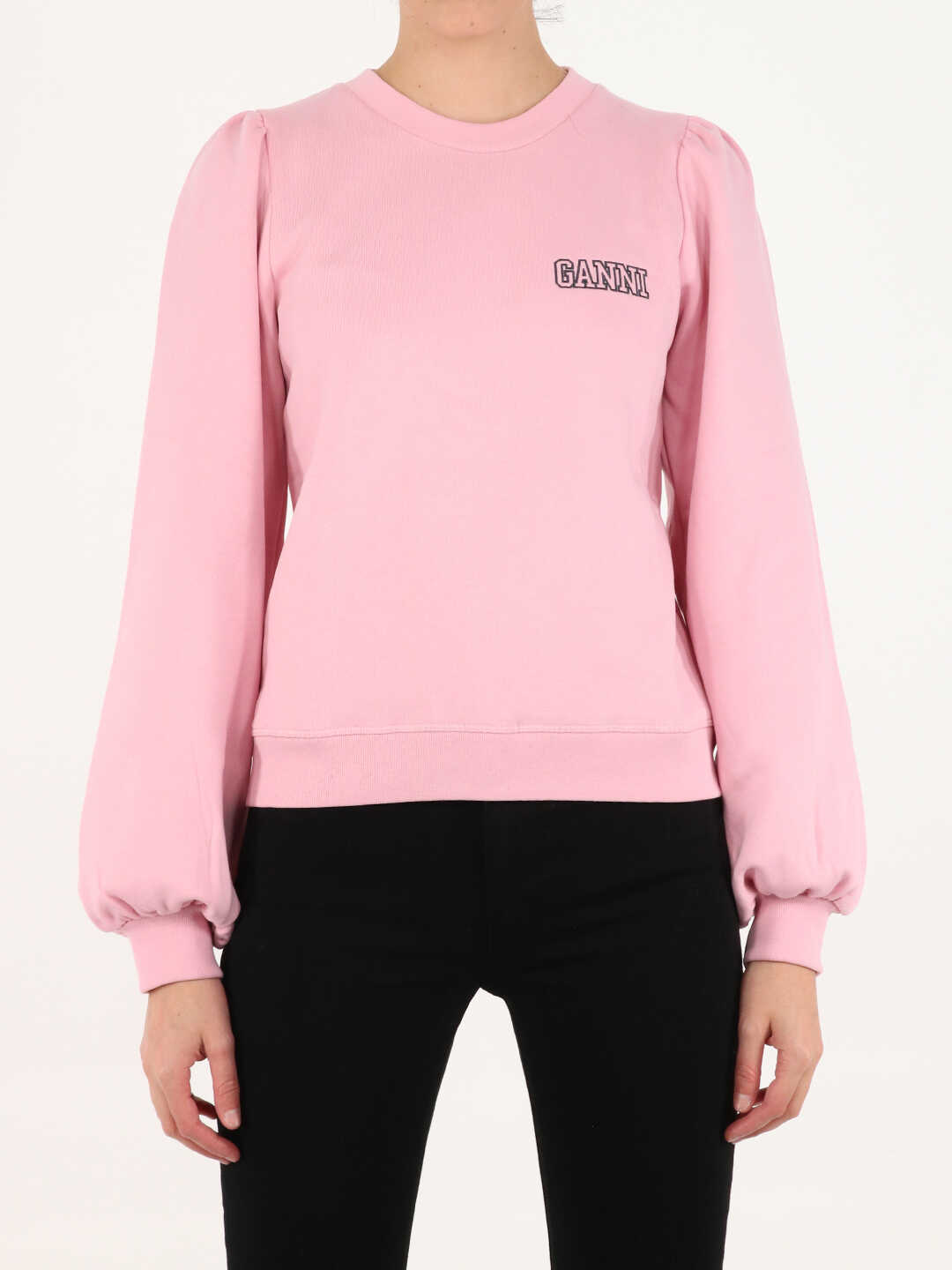 Ganni Software Isoli Sweatshirt T2965 Pink