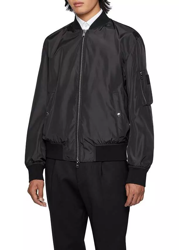 Bomber jacket Hugo Boss Bomber Jacket 50454594 Black Barbati (BM 8702940) 3