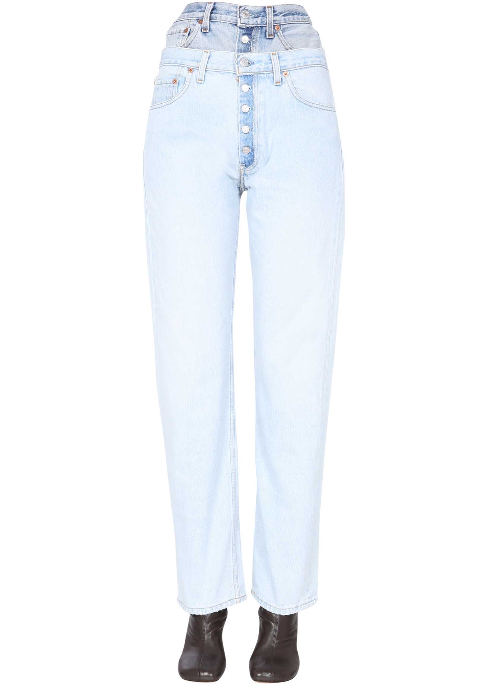 1/OFF Double Waisted Jeans DENIM image