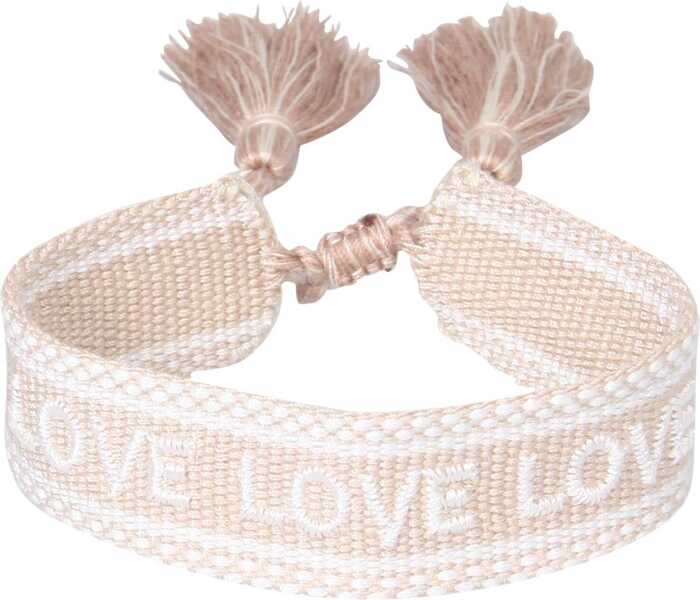 Bratari LABEL K Braided Fabric Bracelet BEIGE Femei (BM 8707650) 2