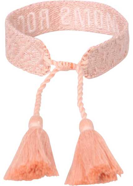 Bratari LABEL K Braided Fabric Bracelet PINK Femei (BM 8707683) 3