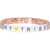 LABEL K Elastic Bracelet With Block MULTICOLOUR