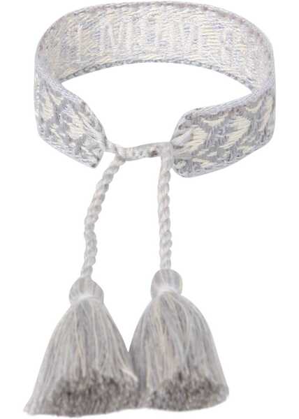 Bratari LABEL K Braided Fabric Bracelet GREY Femei (BM 8707731) 3