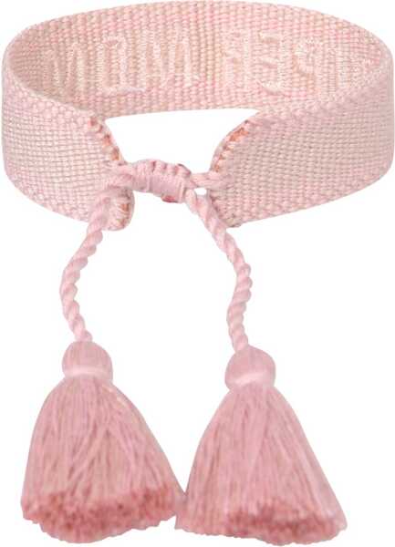 Bratari LABEL K Braided Fabric Bracelet PINK Femei (BM 8707743) 3