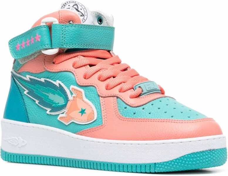 Sneakers ENTERPRISE JAPAN Rocket Mid Sneakers AZURE Femei (BM 8708292) 2