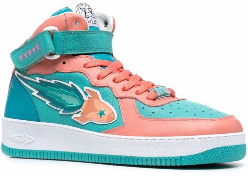 Sneakers ENTERPRISE JAPAN Rocket Mid Sneakers AZURE Barbati (BM 8708295) 2