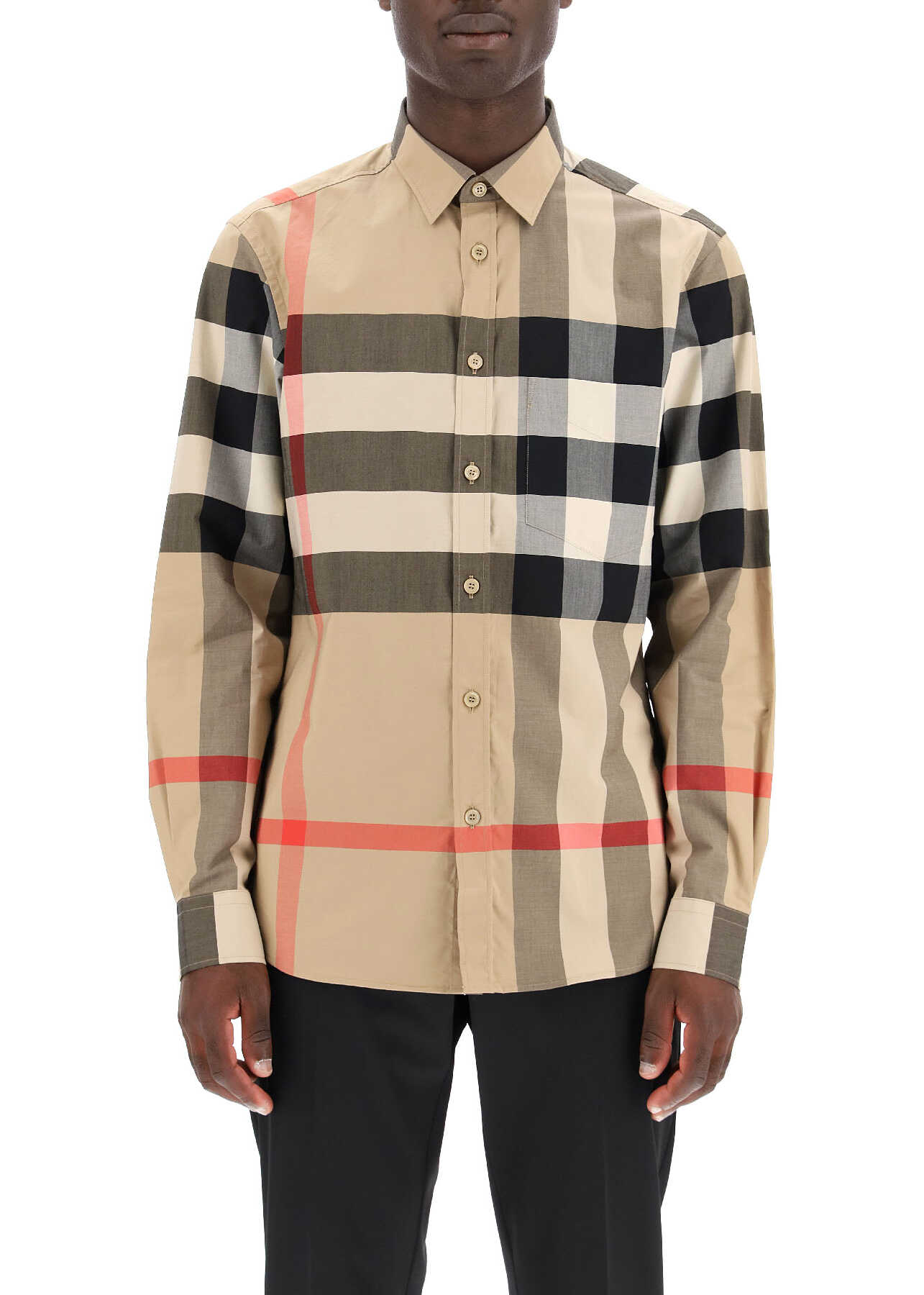 Burberry Maxi Check Shirt 8010213 ARCHIVE BEIGE image