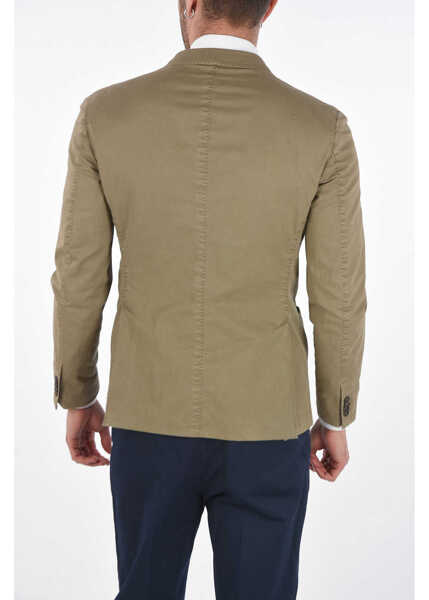 Sacouri elegante CORNELIANI Cc Collection Side Vents Drop 8R Double-Breasted Sportswear Beige Barbati (BM 8709405) 2
