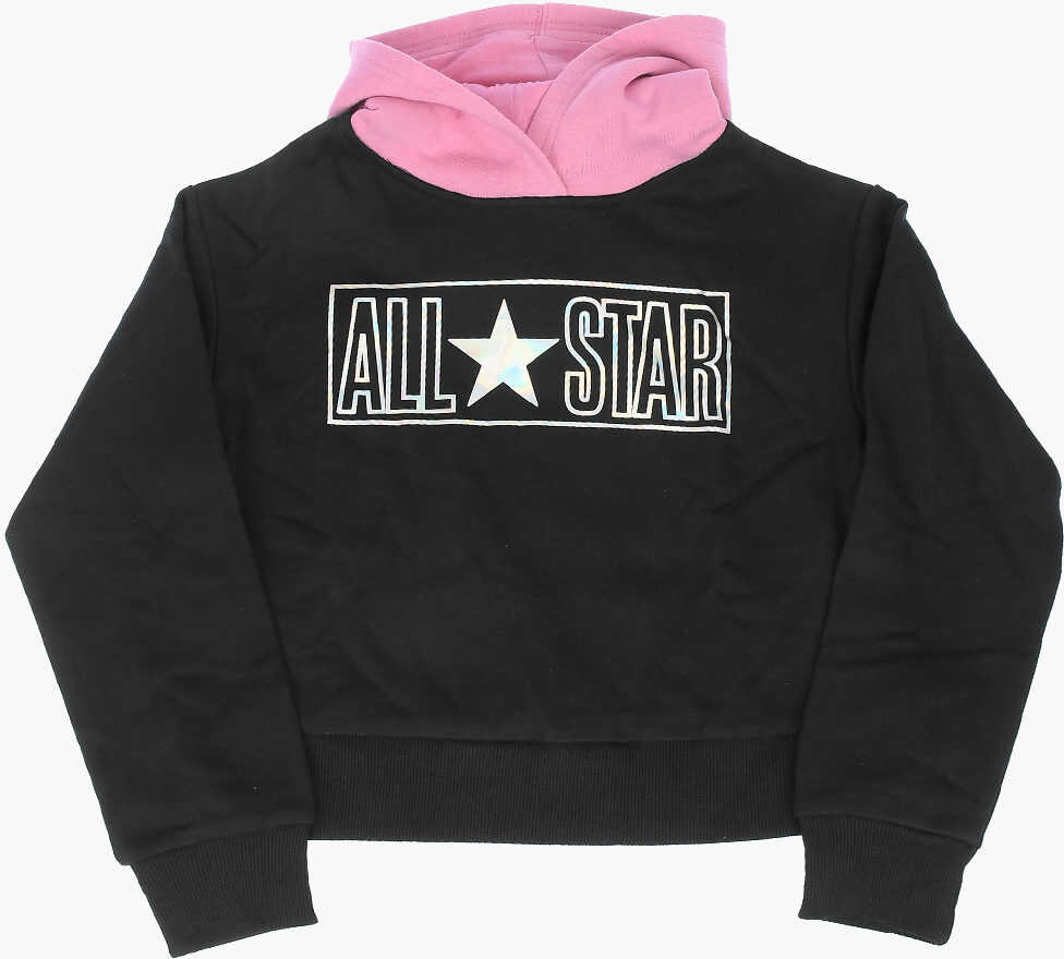 Converse All Star Printed Sweatshirt Black