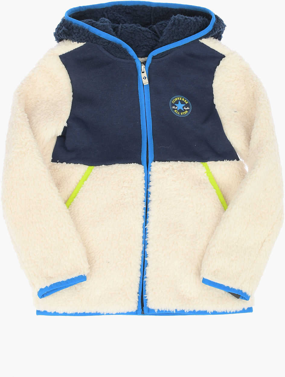 Pantaloni casual Converse Sherpa Sweatshirt And Jogger Set Multicolor Baieti (BM 8709483) 2