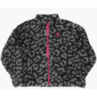 Jachete Leopard Printed Sherpa Jacket Baieti