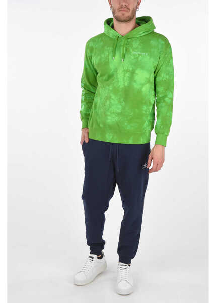 Bluze de trening Converse Printed Hoodie Sweatshirt Green Barbati (BM 8709666) 4