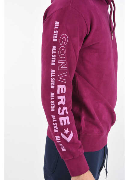 Bluze de trening Converse Printed Hoodie Sweatshirt Pink Barbati (BM 8709669) 3