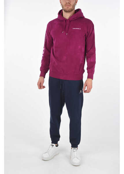 Bluze de trening Converse Printed Hoodie Sweatshirt Pink Barbati (BM 8709669) 4