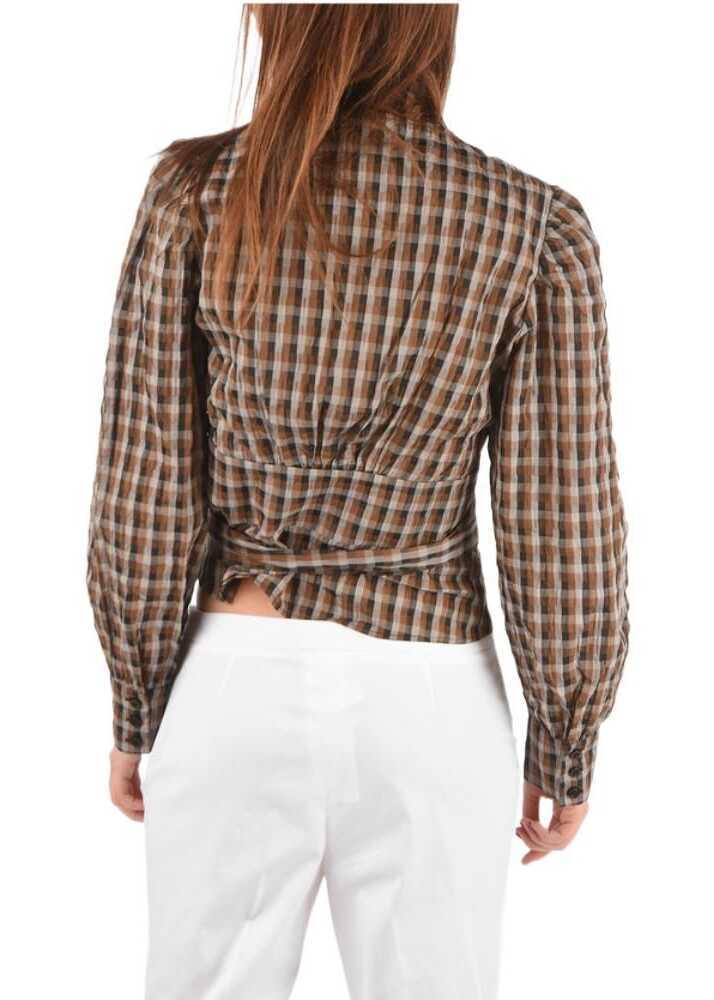 Bluze Baum und Pferdgarten Checked Blouse With Belt Multicolor Femei (BM 8712123) 2