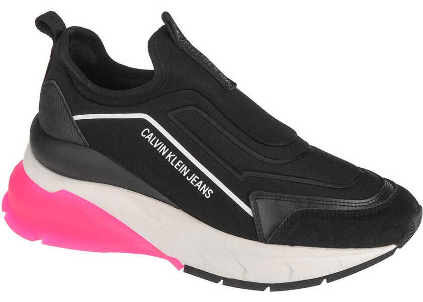 Sneakers Calvin Klein Sporty Slipon Black Femei (BM8714475) - Mall Romania