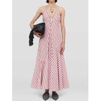 Rochii elegante Striped Sundress Femei