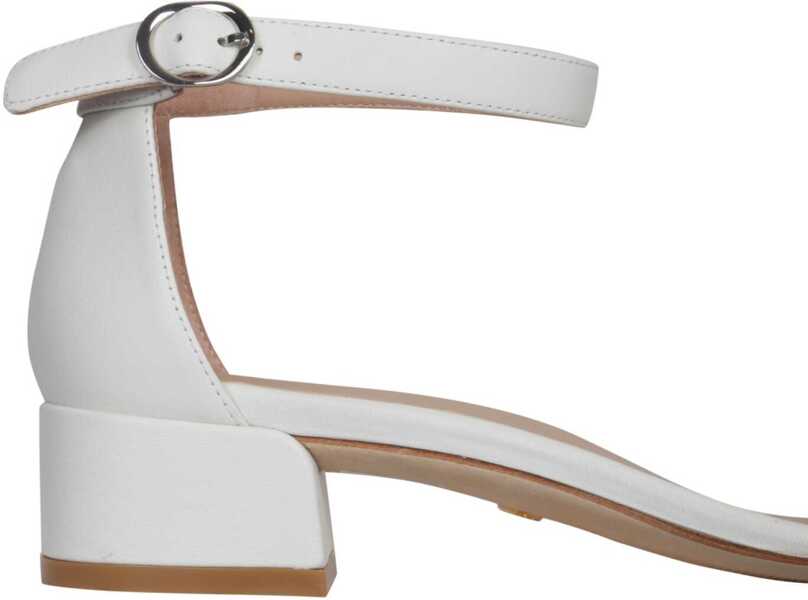 Sandale Stuart Weitzman Nudist June Sandals WHITE Femei (BM 8716077) 4