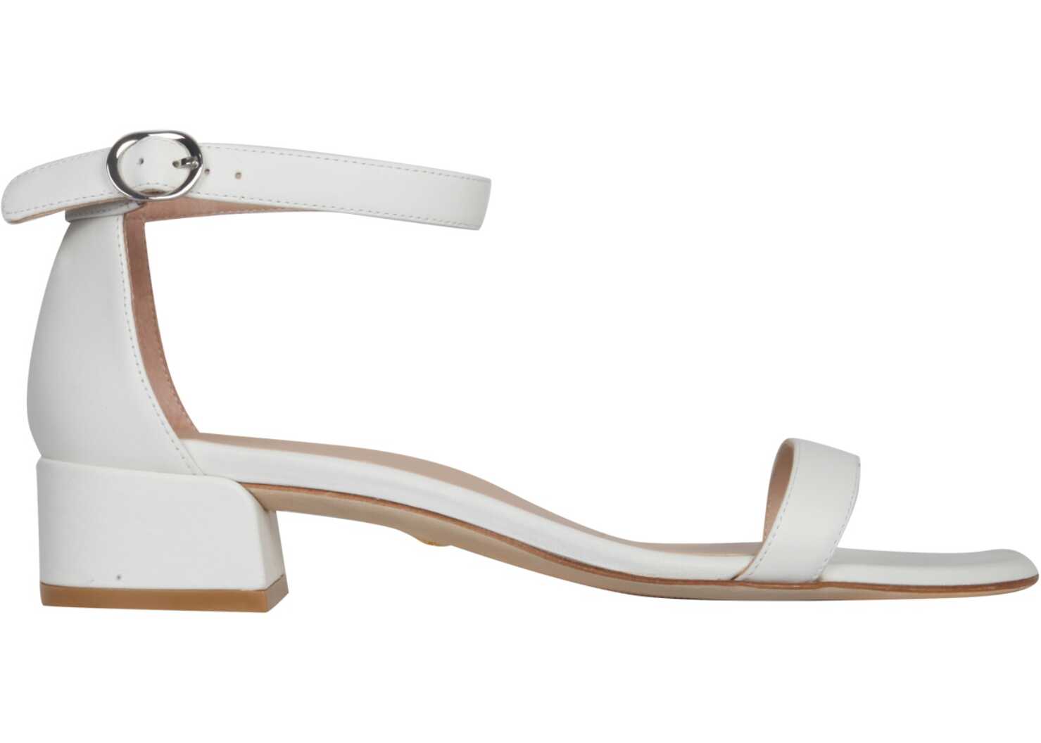 Stuart Weitzman Nudist June Sandals SA6743_WHT WHITE