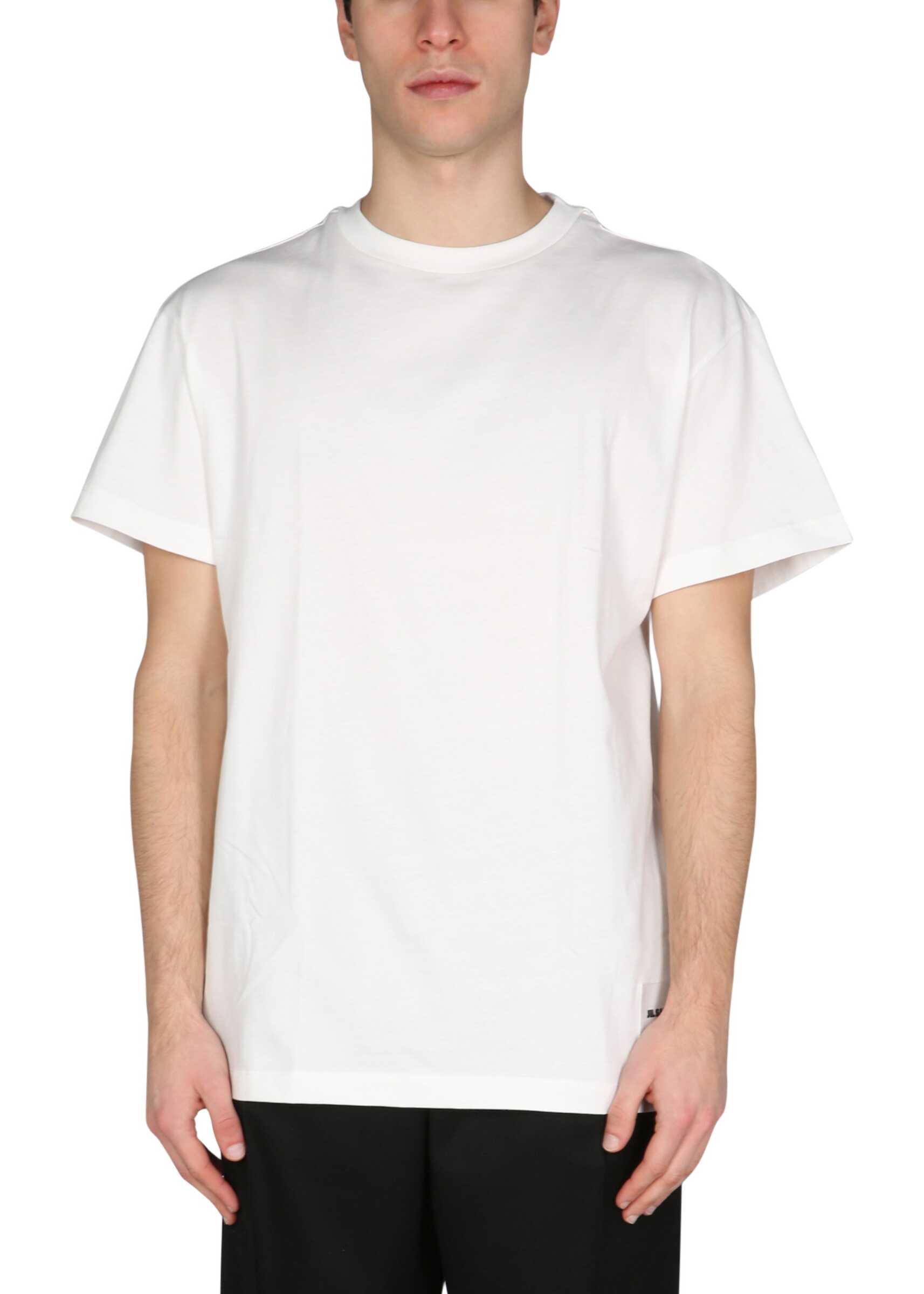 Jil Sander Pack Of Three T-Shirts JPUU706530_MU248808100 WHITE