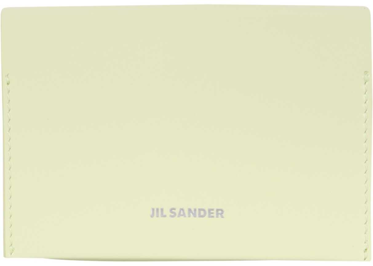 Jil Sander Credit Card Holder JSPU840113_WUS69159N331 GREEN