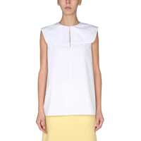 Bluze Top With Collar Femei