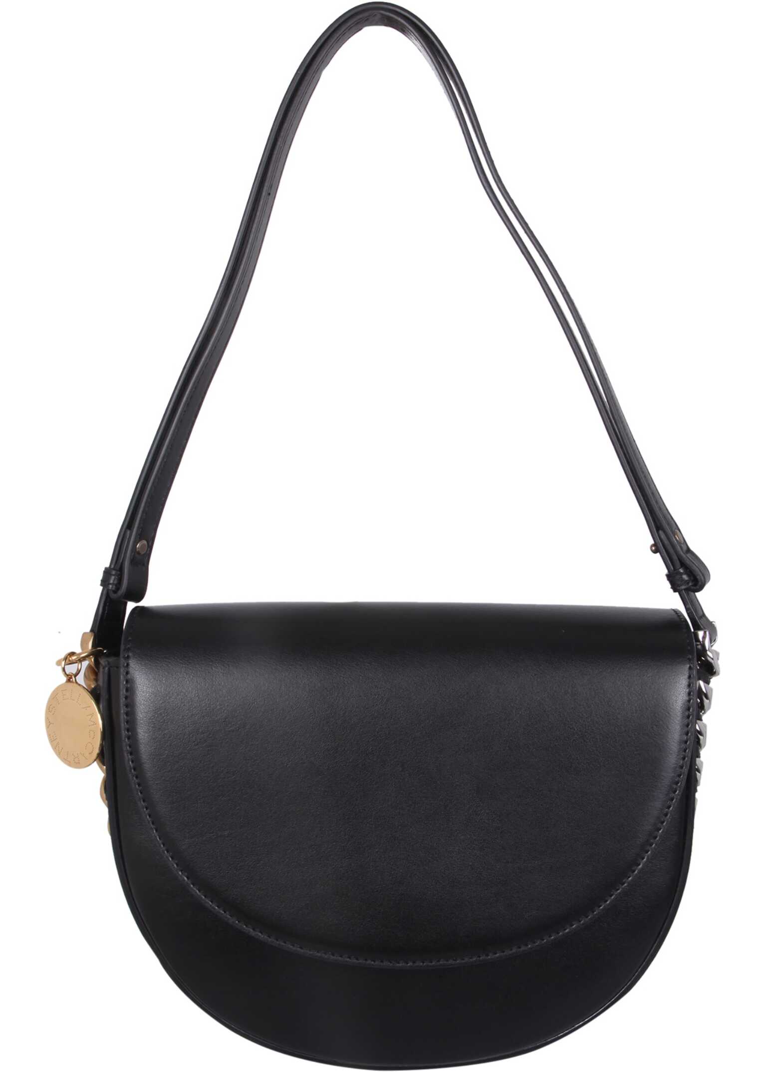 Stella McCartney Frayme Shoulder Bag BLACK