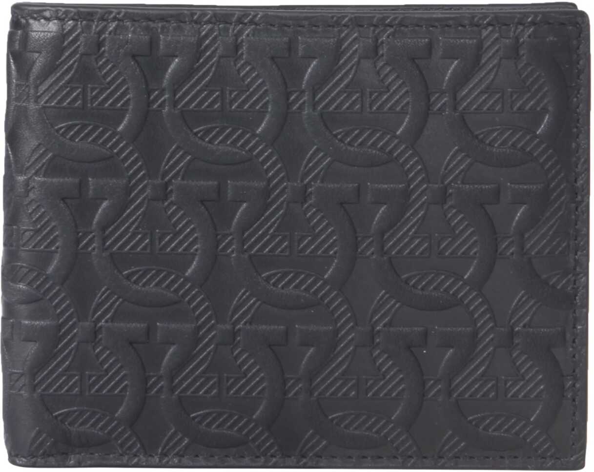 Salvatore Ferragamo Gancini Wallet 725084_66A639NERO BLACK