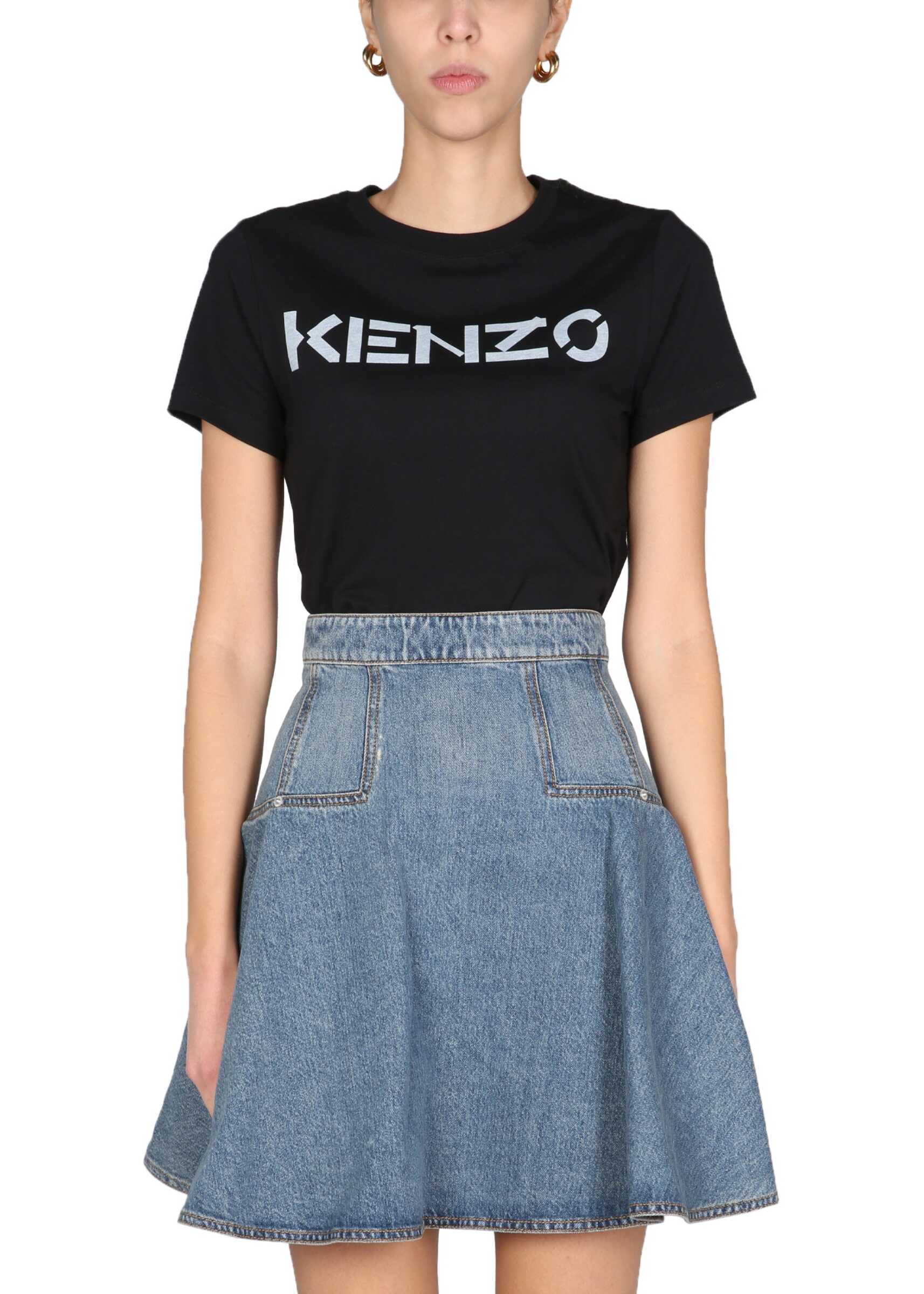 Kenzo Crew Neck T-Shirt FB62TS841_4SA99 BLACK