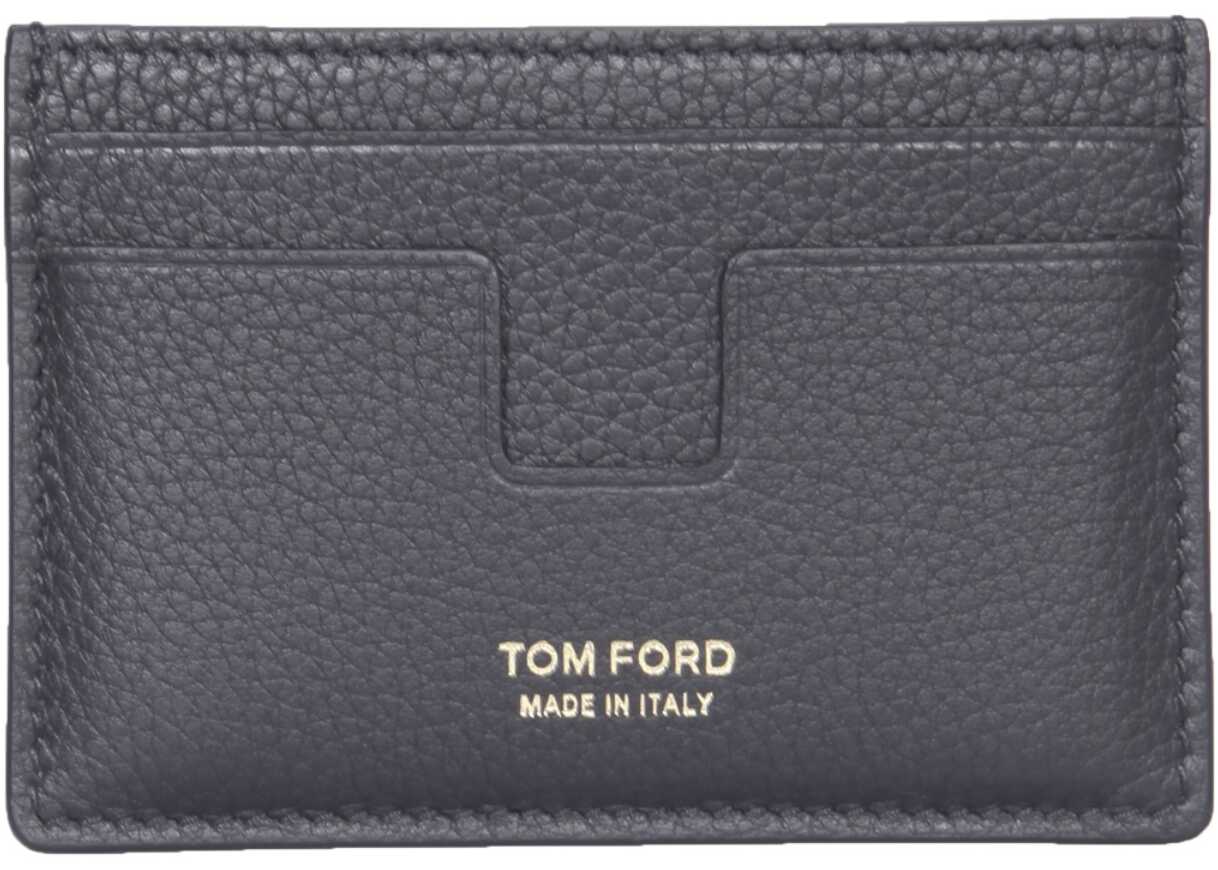 Tom Ford T Line Classic Card Holder Y0232T_LCL158U9000 BLACK