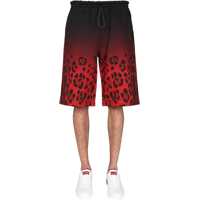 Pantaloni scurti Jogging Bermuda With Leopard Print Barbati