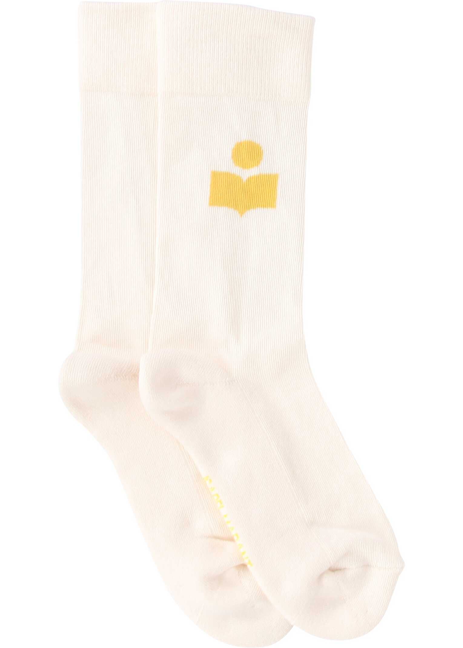 Isabel Marant Siloki Socks CT0111_22P042A23EC POWDER