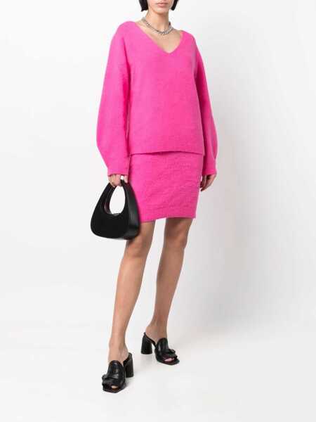 Fuste casual HELMUT LANG Brushed Skirt FUCHSIA Femei (BM 8719191) 2