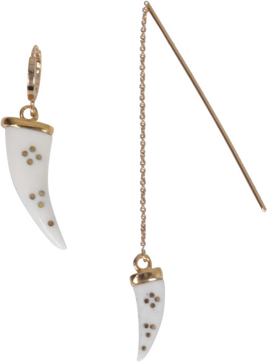 Isabel Marant Aimable Earrings WHITE