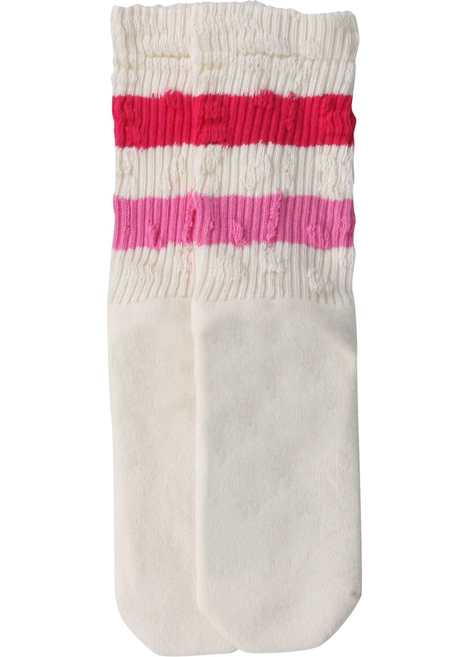 Golden Goose Striped Socks GUP00883_P00048881703 BEIGE