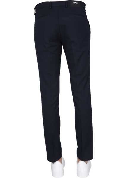 Pantaloni casual Hugo Boss Regular Fit Trousers BLUE Barbati (BM 8719407) 4