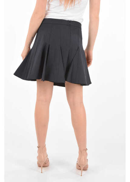 Fuste scurte Diesel Black Gold Side-Zip Fastening Above Knee Olibra-A A-Line Ski Gray Femei (BM 8719908) 2