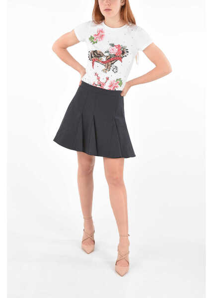 Fuste scurte Diesel Black Gold Side-Zip Fastening Above Knee Olibra-A A-Line Ski Gray Femei (BM 8719908) 4