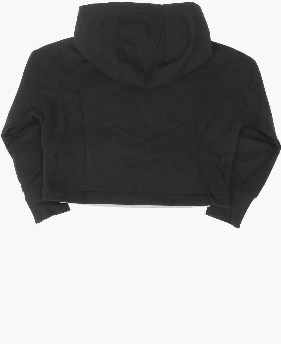 Bluze de trening Nike Logo Embroidered Hoodie Sweatshirt Black Baieti (BM 8719941) 3