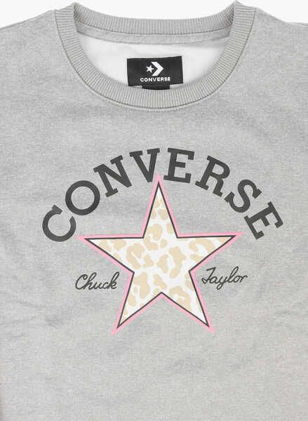 Bluze de trening Converse Chuck Taylor Printed Sweatshirt Gray Baieti (BM 8719947) 2