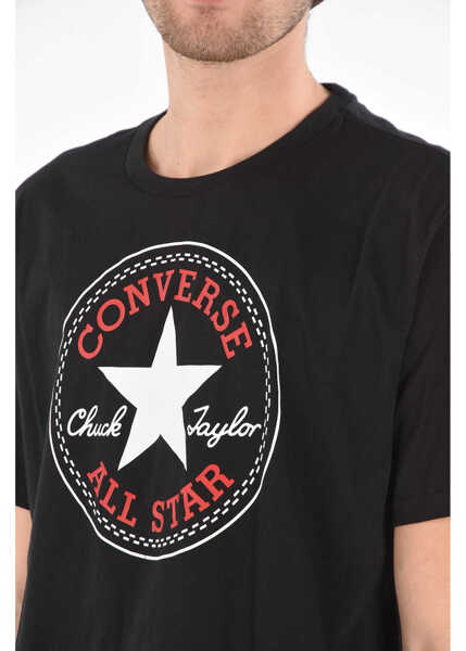 Tricouri Converse Printed Chuck Taylor T-Shirt Black Barbati (BM 8720037) 3