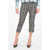 Diesel Black Gold Mid-Rise Waist Pacquard Capri Pants Gray