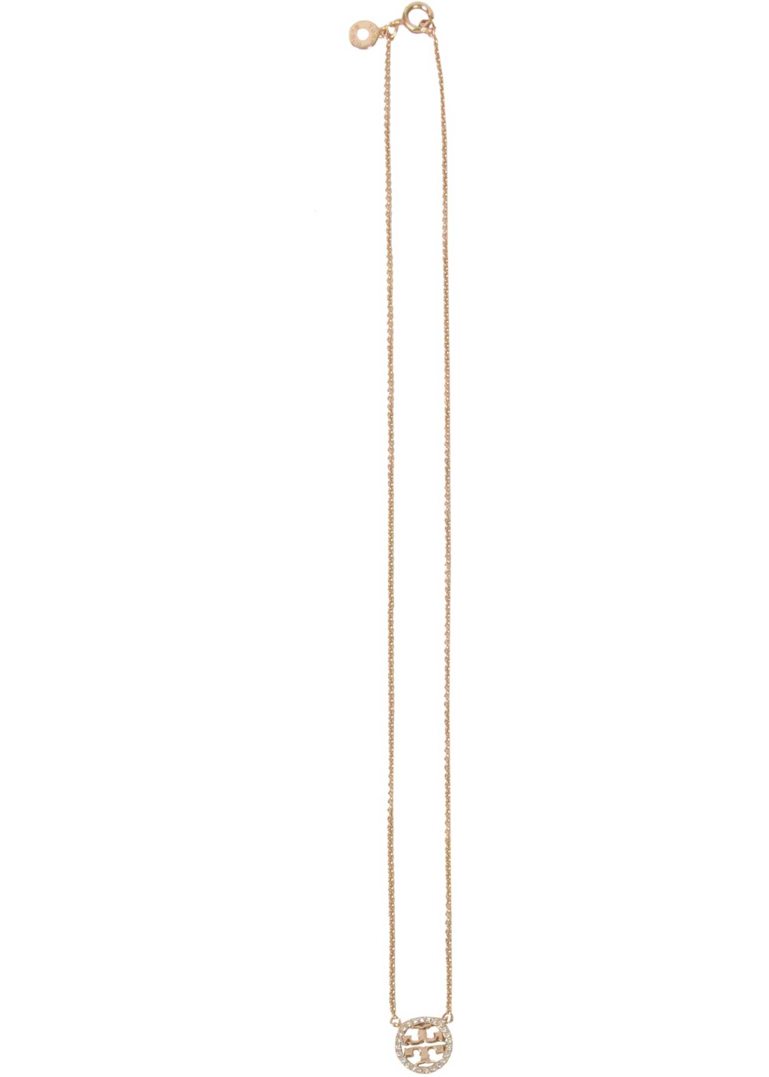 Tory Burch Necklace With Crystal Logo 53420_783 GOLD image