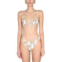 Costume de baie 2 piese Triangle Bikini With Abstract Print Femei
